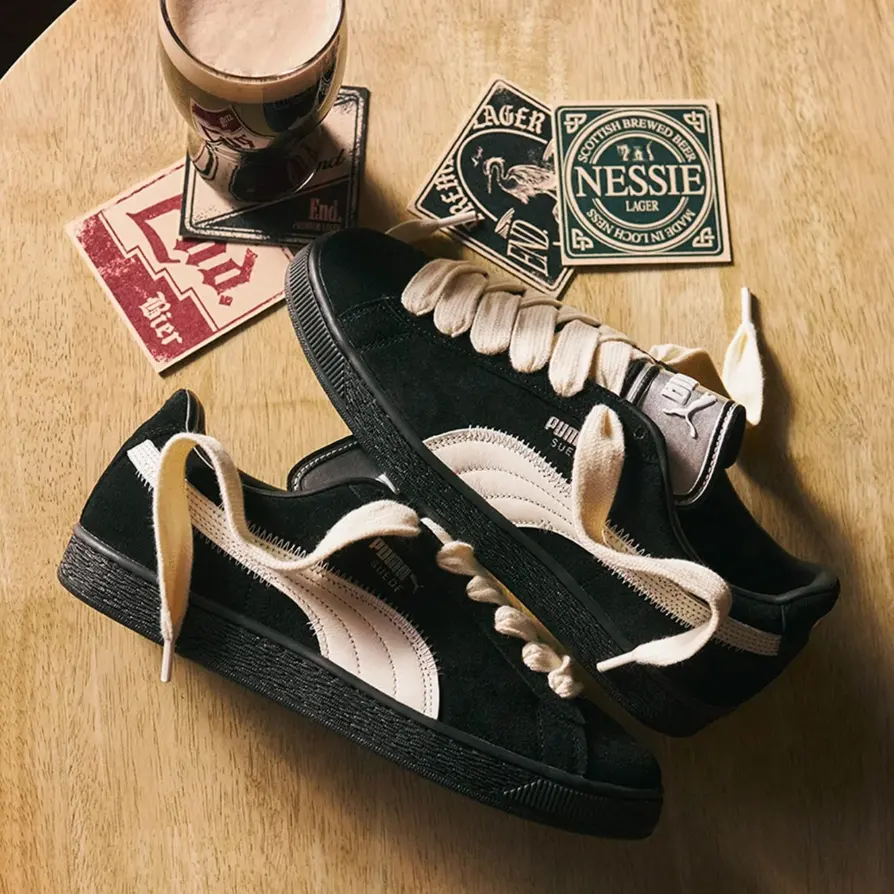 摇号抽签!END. x Puma 麂皮运动鞋