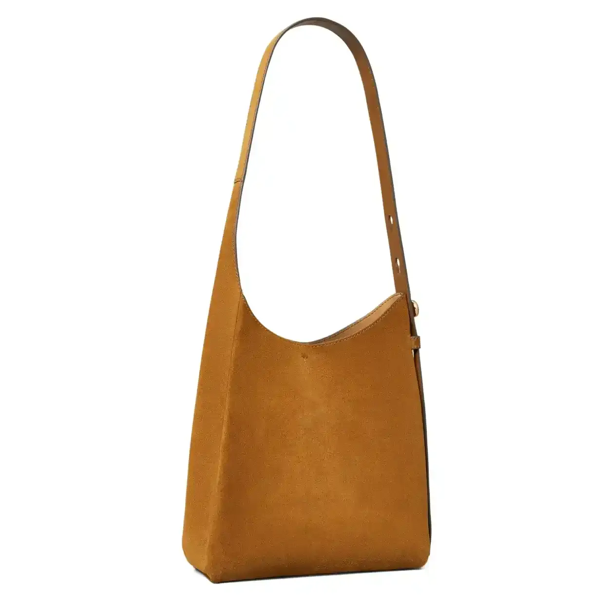 Tory Burch 汤丽柏琦 Romy 小号绒面皮手提包