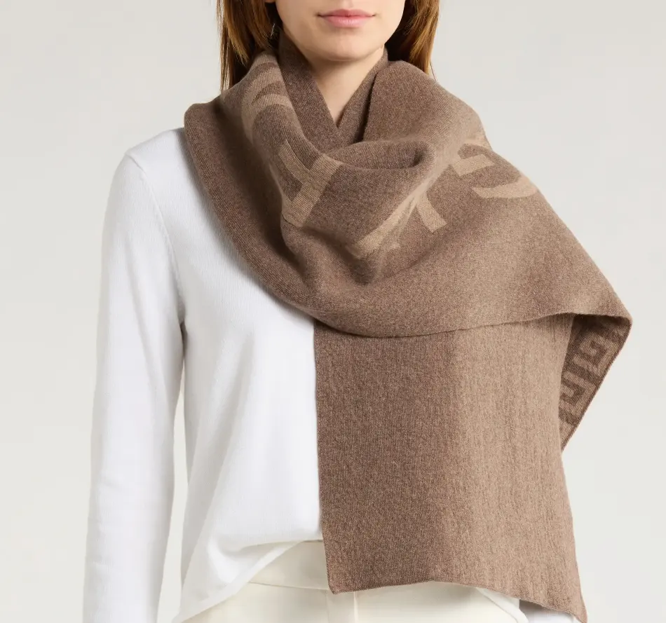 Givenchy 双 G 提花长方形围巾