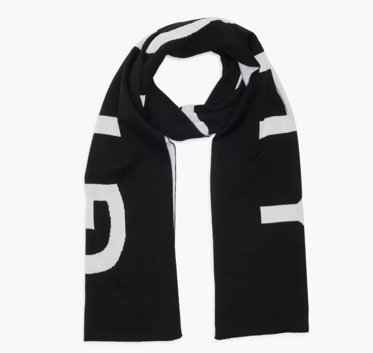 Givenchy 嵌花 logo 羊毛围巾