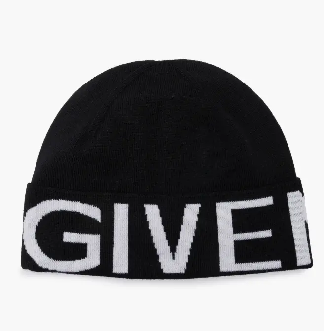 Givenchy Logo 羊毛无边小便帽