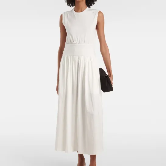 TOTEME 白色无袖连衣裙