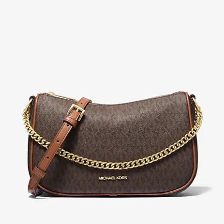 Michael Kors Carmela 中号老花单肩斜挎包