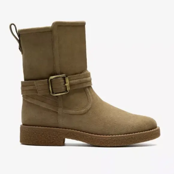 Clarks Nella Mid 麂皮踝靴