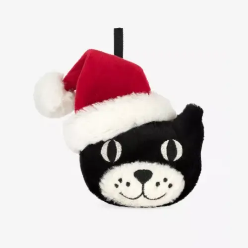 Jellycat 圣诞帽猫老板 挂件