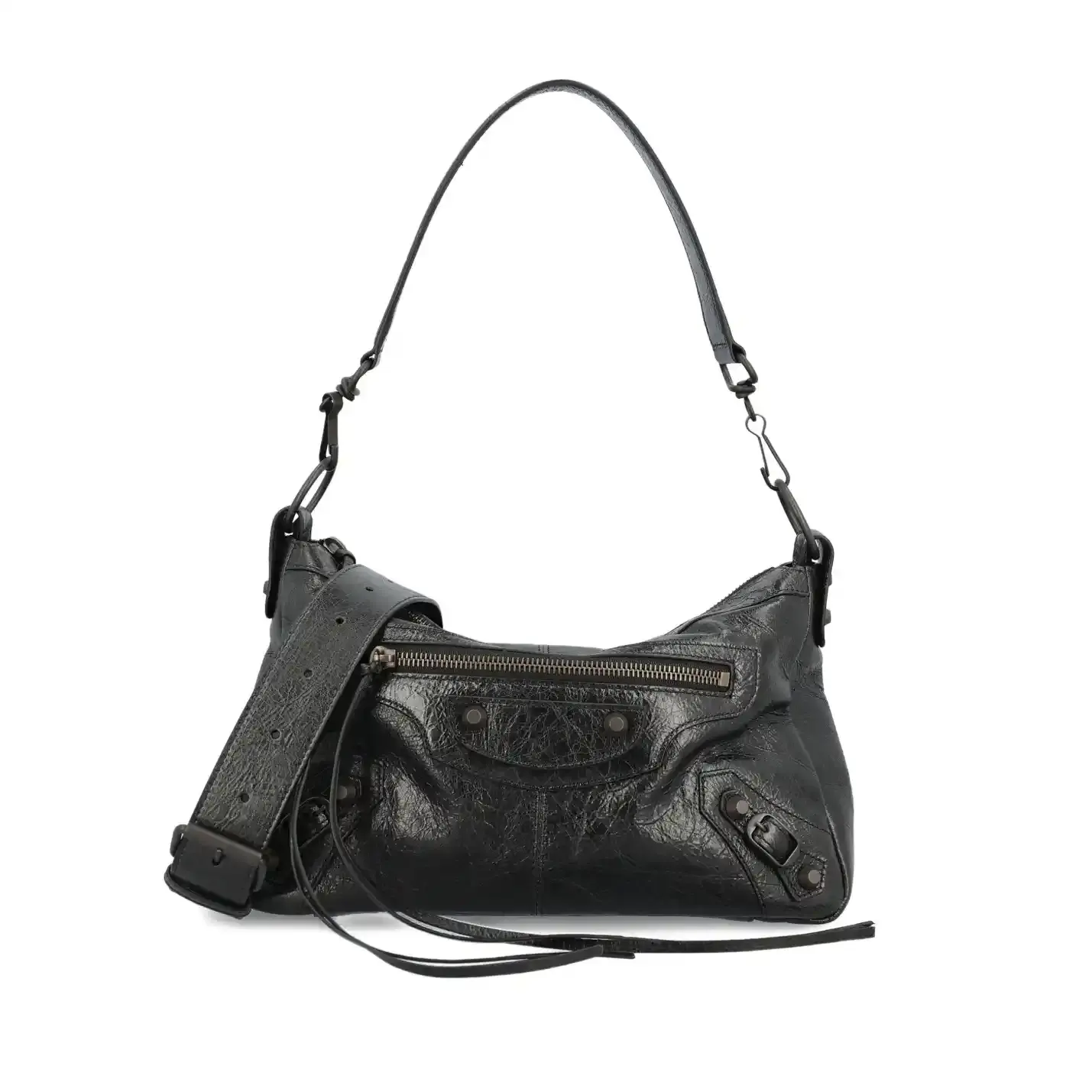 Balenciaga 巴黎世家 Le City Moto 小号皮质单肩包