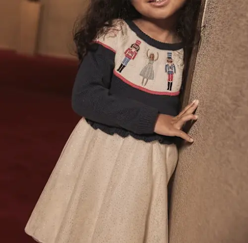 Gymboree 女童毛衣连衣裙