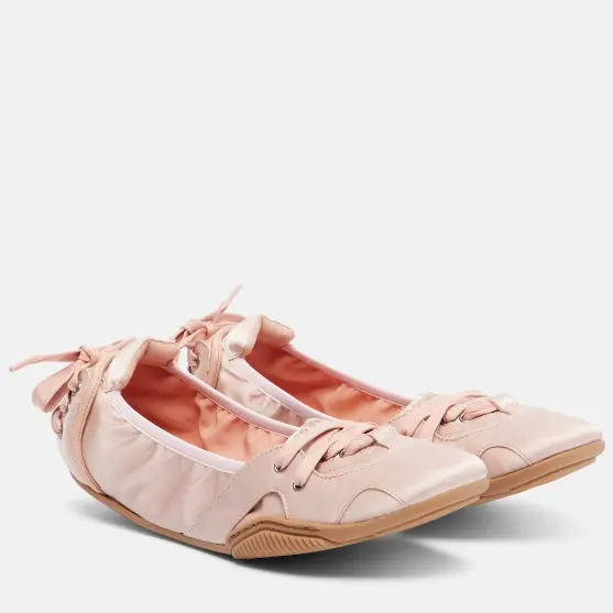 ACNE STUDIOS 粉色芭蕾舞平底鞋