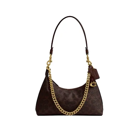 COACH 蔻驰 Juliet 25 枫棕色老花单肩包