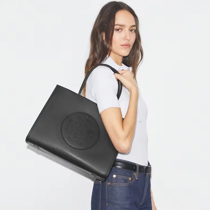 Tory Burch 汤丽柏琦 ELLA 小号托特包 黑色