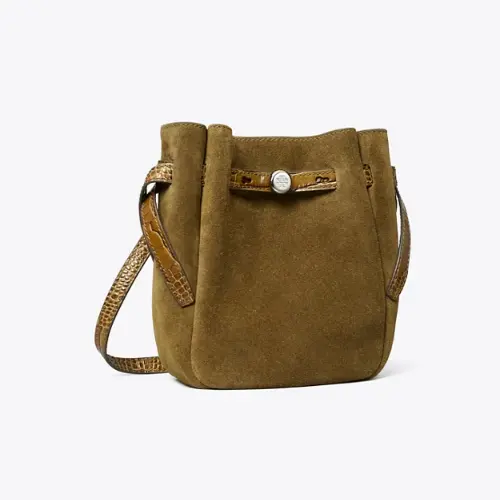 Tory Burch 汤丽柏琦 Romy 小号 麂皮斜挎包