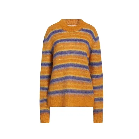 MARNI 橙色条纹毛衫