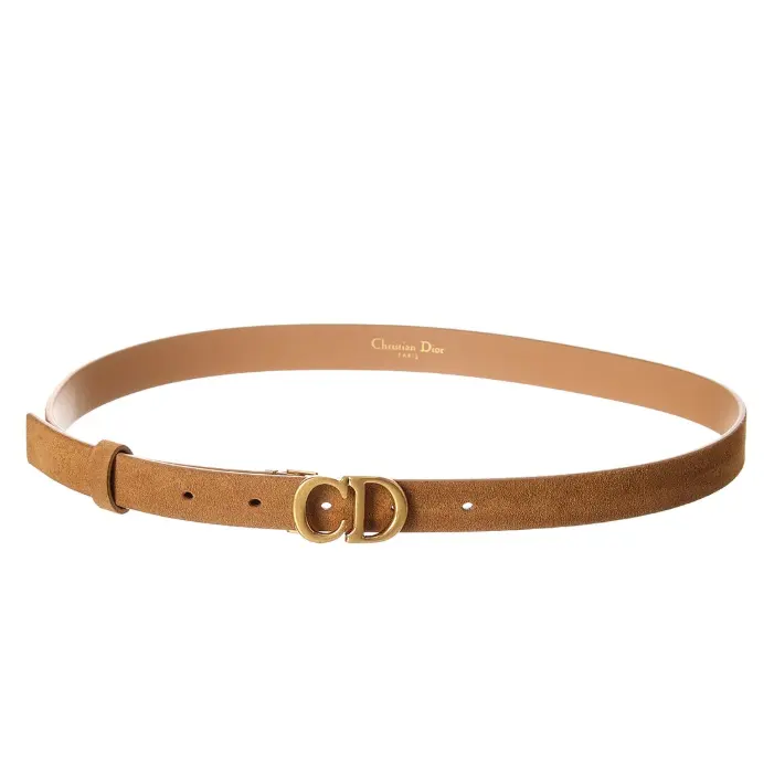 Dior 迪奥 Saddle  麂皮腰带