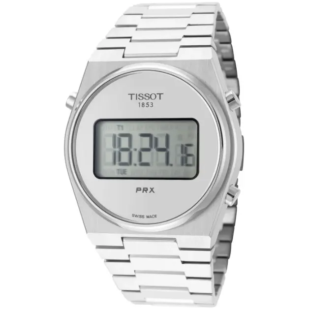 Tissot 天梭 PRX 石英银色男士手表