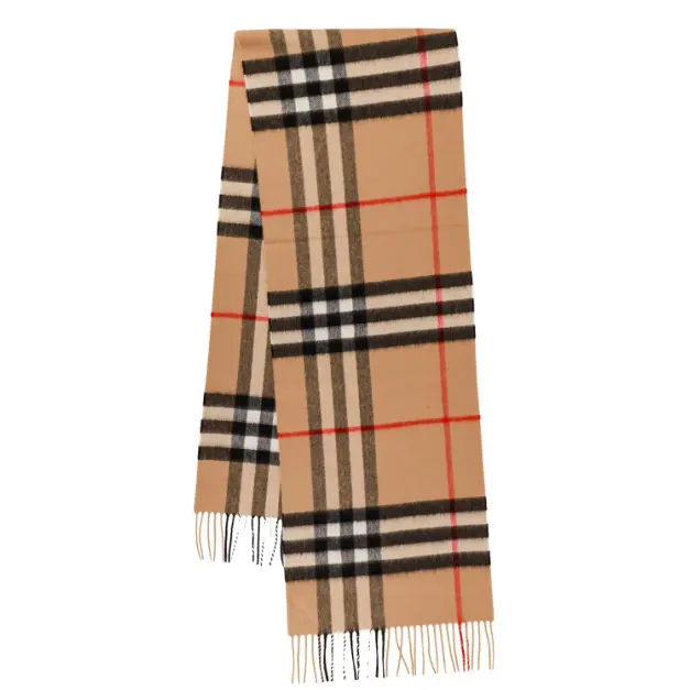 Burberry 巴宝莉 格纹流苏围巾