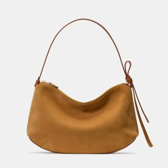 满$350减$100！Kate Spade Loop 大号绒面单肩包