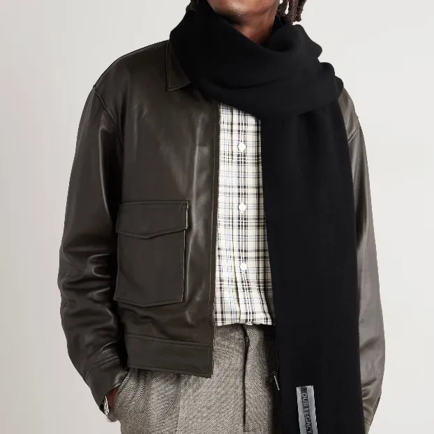 OUR LEGACY Estate 流苏黑色围巾