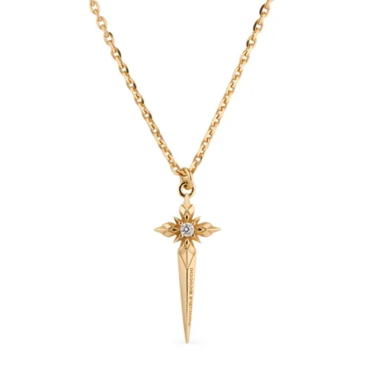 蔡徐坤同款不同色 Emanuele Bicocchi Stella Ventis 匕首吊饰项链