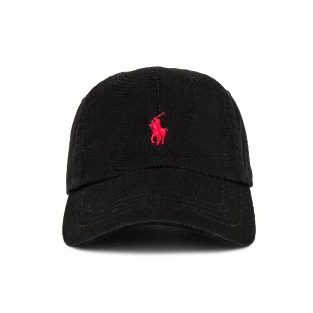 POLO RALPH LAUREN 拉夫劳伦黑色小马徽标棒球帽