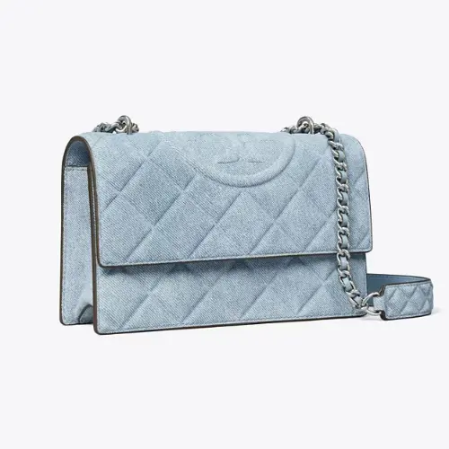 Tory Burch 汤丽柏琦 小号 Fleming 单宁单肩包