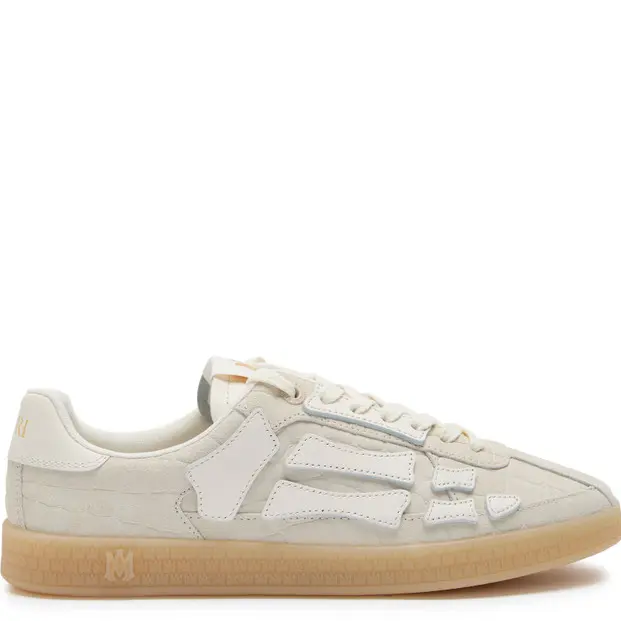 Amiri Pacific Bones 鳄鱼纹绒面革运动鞋