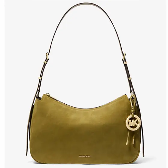 史低价！Michael Kors Nolita 中号 麂皮单肩包