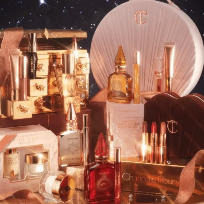 Charlotte Tilbury UK：奢华节日美妆礼盒大量上新 12日圣诞日历变相6.7折