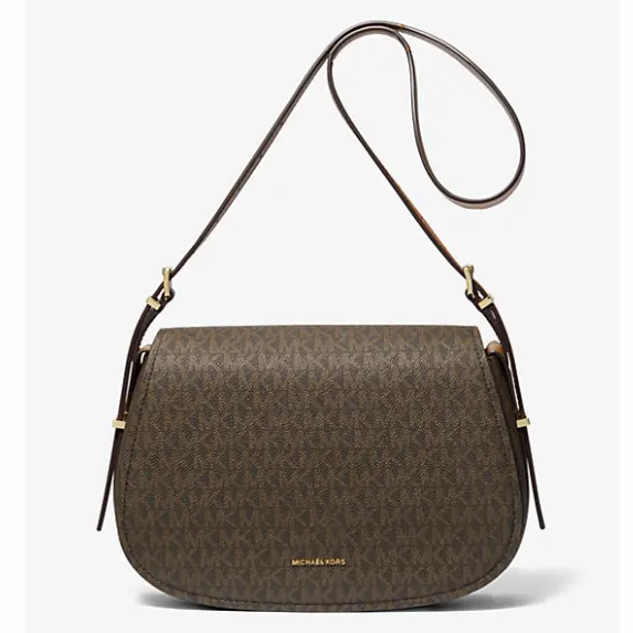 Michael Kors Lydia 中号老花斜挎包