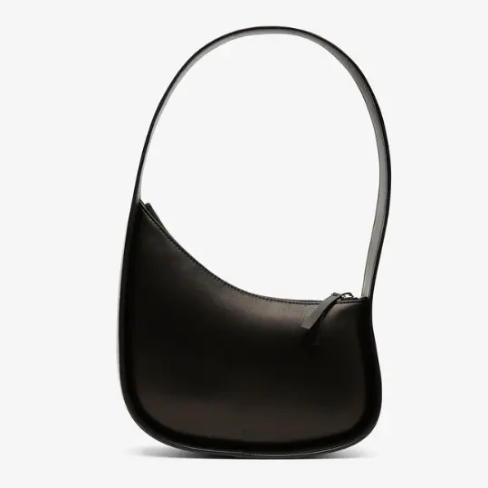 The Row 黑色半月包