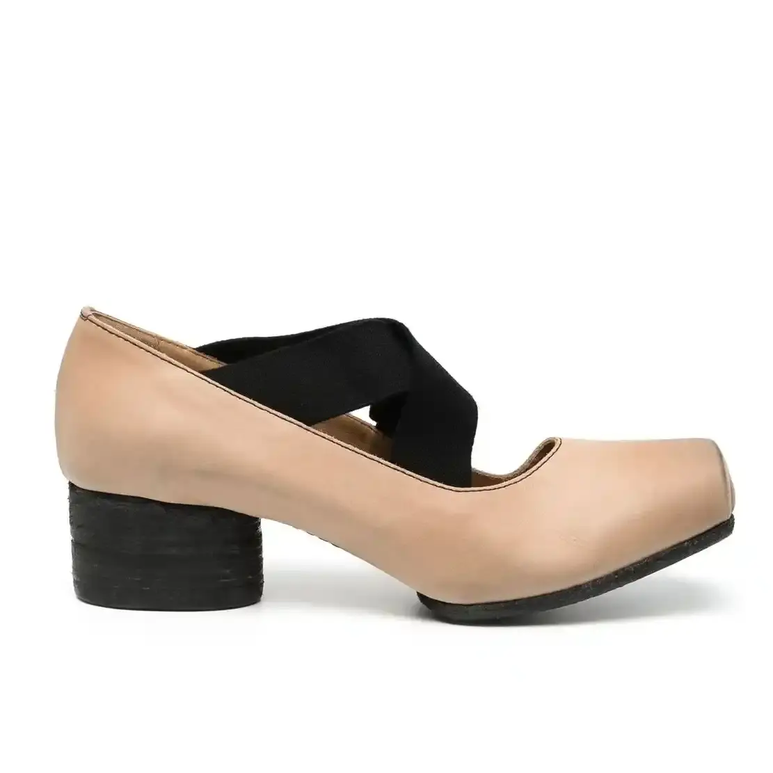 Uma Wang Ballerina 方头弹性中跟鞋