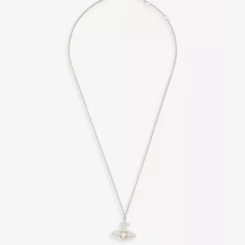 Vivienne Westwood 西太后 珍珠带钻土星项链