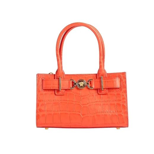 赵露思同款不同色！VERSACE 范思哲 Medusa 95 橙色手提包