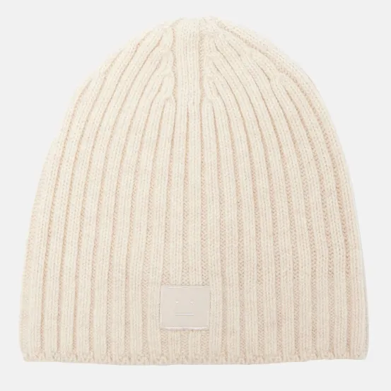 ACNE STUDIOS 米白色徽标冷帽