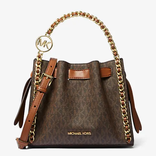 2件额外8折！Michael Kors Mina 小号老花斜挎包