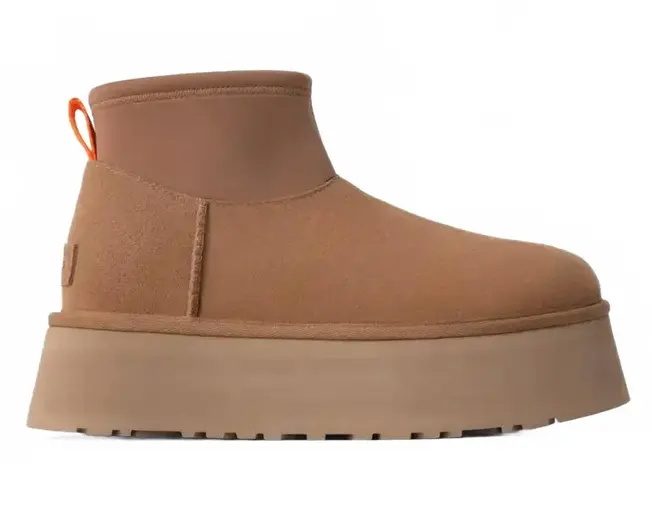 UGG 栗色女士经典迷你短靴