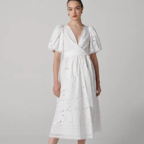 DVF Delilah 白色连衣裙