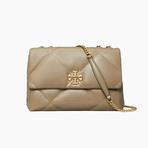 Tory Burch 大号 Kira 斜挎包 灰褐色