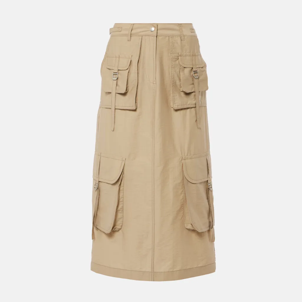 ACNE STUDIOS 卡其色工装半身裙