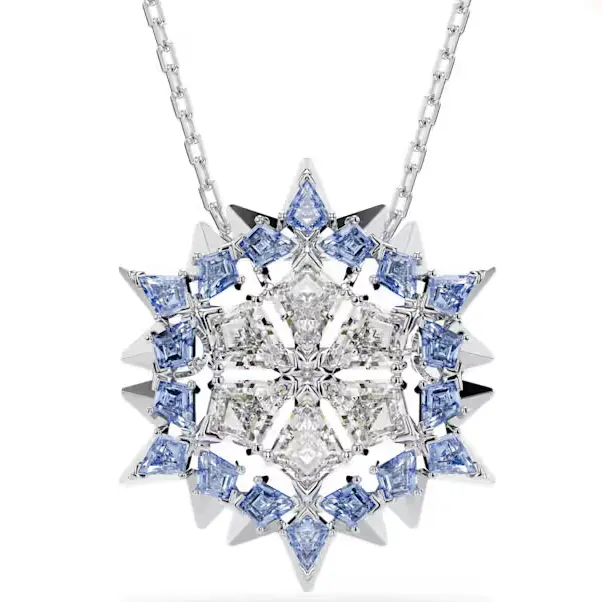 2件额外9折！Swarovski 施华洛世奇 蓝色雪花吊坠/胸针