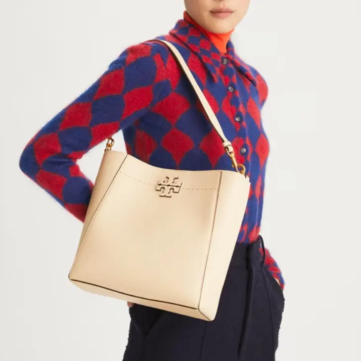 Tory Burch 汤丽柏琦 McGraw 水桶包