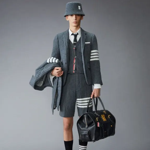 THE OUTNET 美站：男士 Thom Browne 专场 棉质毛圈运动裤$258