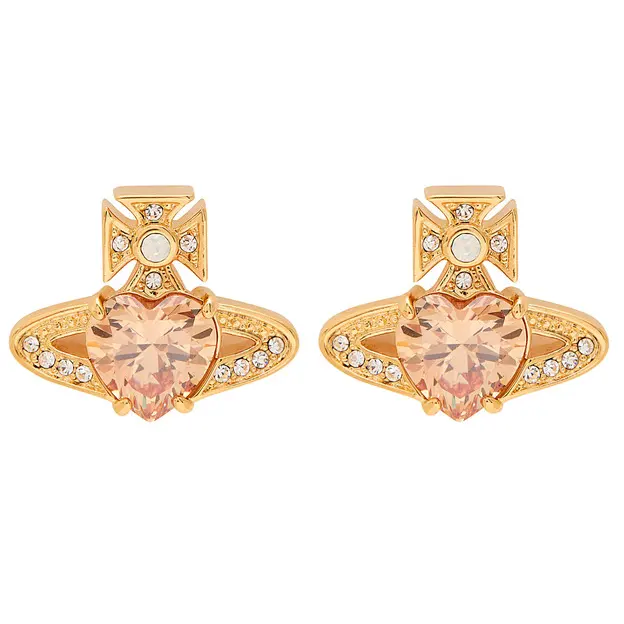 VIVIENNE WESTWOOD 西太后 Ariella 水晶土星耳钉