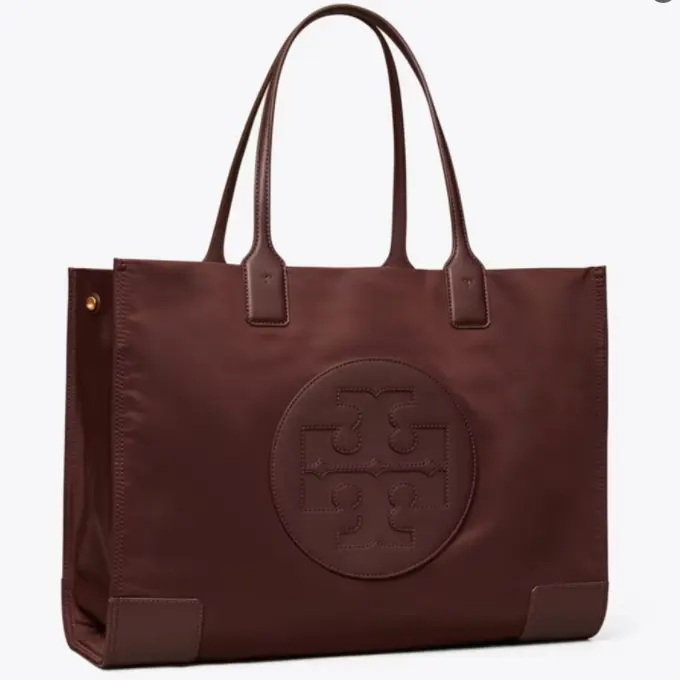 Tory Burch 汤丽柏琦 Ella 托特包 宝石红