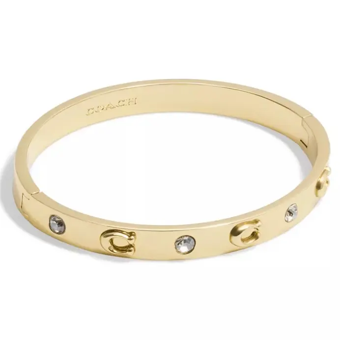 Coach 蔻驰字母徽标手镯 2色可选