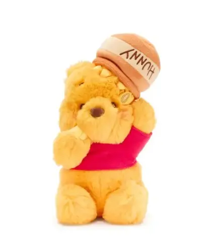 Disney  日本限定 Winnie the Pooh 锋蜜罐玩偶 11 3/4''