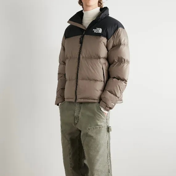 THE NORTH FACE 北面 1996  Retro Nuptse 浅棕色羽绒服