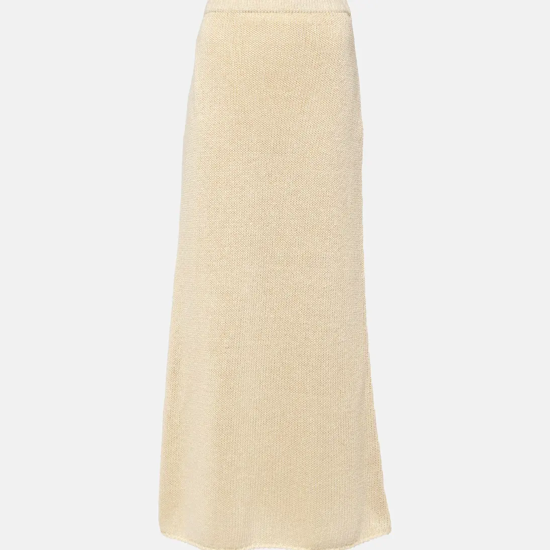 THE ROW Fumaia 针织真丝半身裙