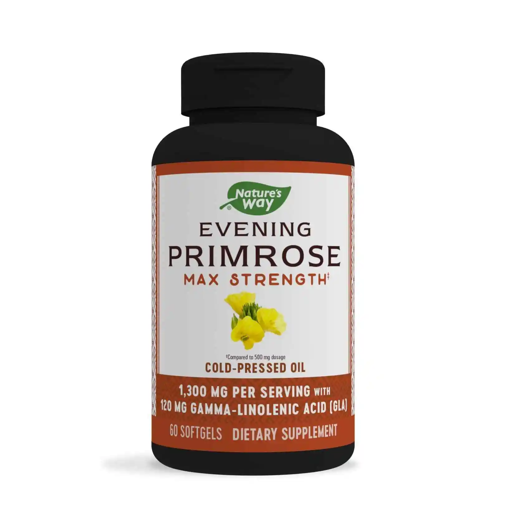 NATURE'S WAY 冷榨月见草油软胶囊 120mgGLA 880mg亚油酸 60粒