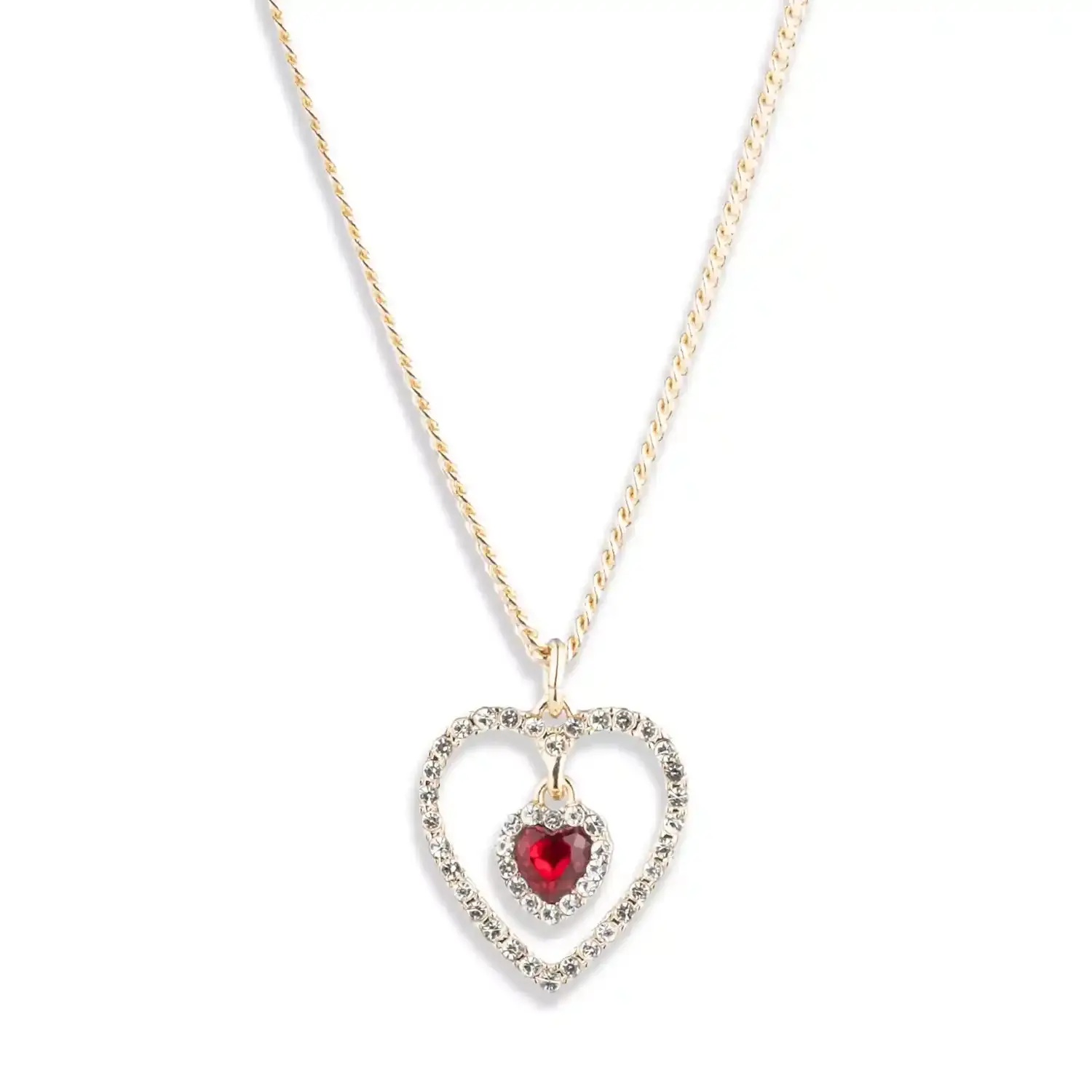 Givenchy 纪梵希 红色爱心吊坠项链