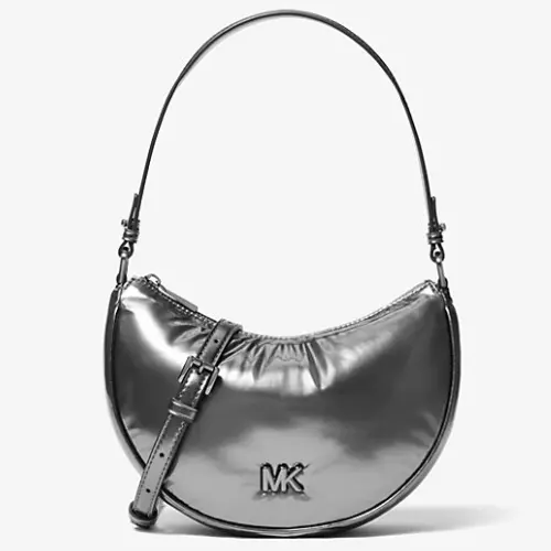 新款！Michael Kors Kyla 小号 金属风斜挎包